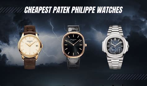 patek philippe wrist watch price|patek philippe cheapest watch price.